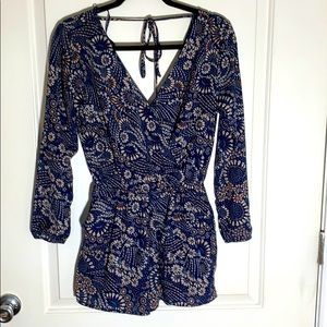 One Clothing navy blue romper. Size S